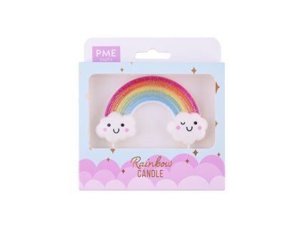 PME CA166 PME CANDLE TOPPER GLITTER RAINBOW JPG 1