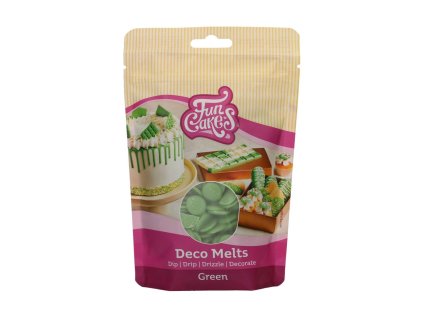 FUNCAKES2023 F25140 FUNCAKES DECO MELTS GREEN 250G JPG