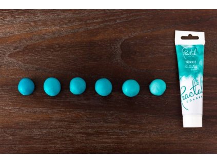 gelova barva fractal turquoise 30 g