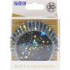 PME 2023 BC841 PME FOIL BAKING CUPS BLACK GOLD FLECKS PK 30 JPG 1