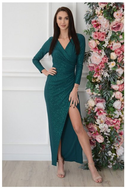 Elastické obtiahnuté spoločenské šaty Laura 501/5