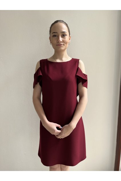 Spoločenské šaty s odhalenými ramenami LIENKA 382/3