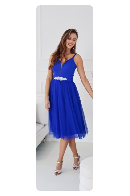 MIDI spoločenské šaty 359/4