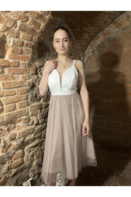 MIDI spoločenské šaty 359/6