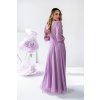 Dlhé spoločenské šaty s 3/4 rukávom 98/5