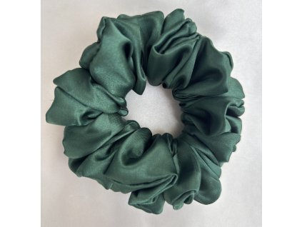Gumička do vlasov forest green