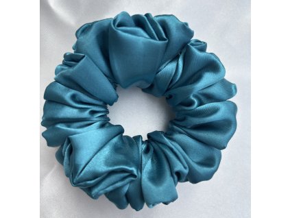 Gumička do vlasov dark petrol