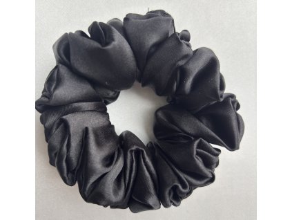 Gumička do vlasov black