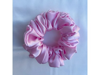 Gumička do vlasov light rose