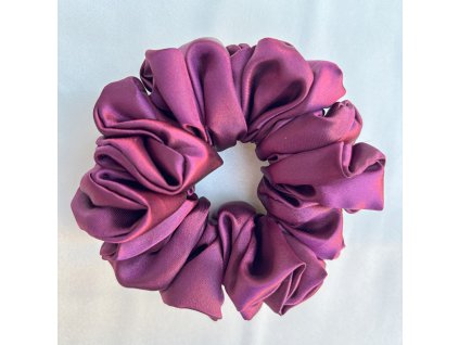 Gumička do vlasov bordeaux