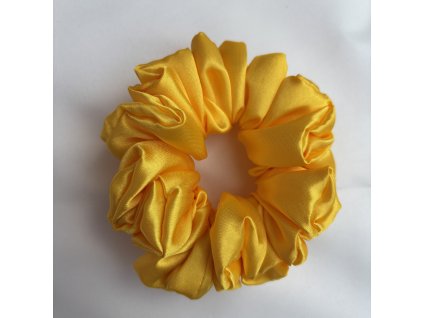 Gumička do vlasov yellow