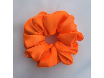 Gumička do vlasov orange