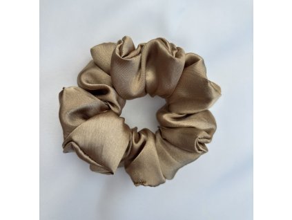 Gumička do vlasov beige