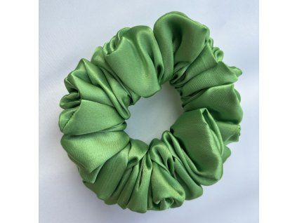 Gumička do vlasov apple green