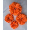 Gumička do vlasov orange