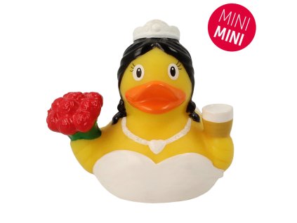 Gumowa kaczuszka panna młoda, mini 1