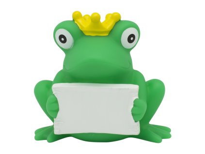 Gumowa kaczuszka żaba z listem 1