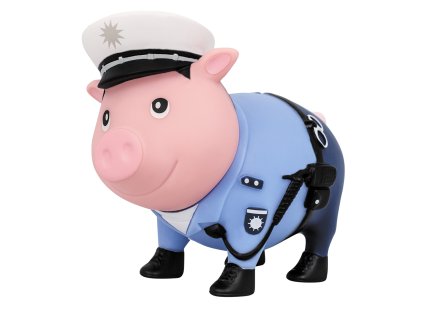 Skarbonka świnka policjant 1