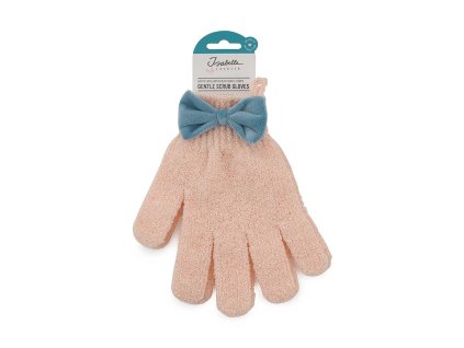 Isabelle Laurier Dwie peelingujące rękawice w kolorze brzoskwiniowym 1