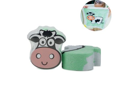 Isabelle Laurier bawełniany ręcznik kąpielowy krówka 1