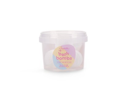 Isabelle Laurier 8 białych mini kul do kąpieli o zapachu kokosa 1