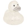 Gumowa kaczuszka z brokatem, srebrna 6