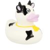 Gumowa kaczuszka krówka, czarna 6