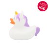 Gumowa kaczuszka biały jednorożec, mini 3