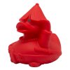 Gumowa kaczuszka Lucky Cat, czerwona 2