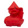 Gumowa kaczuszka Lucky Cat, czerwona 1