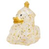 Gumowa kaczuszka choinka z brokatem, złota 2