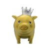 Skarbonka świnka złota z koroną 2