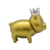 Skarbonka świnka złota z koroną 5