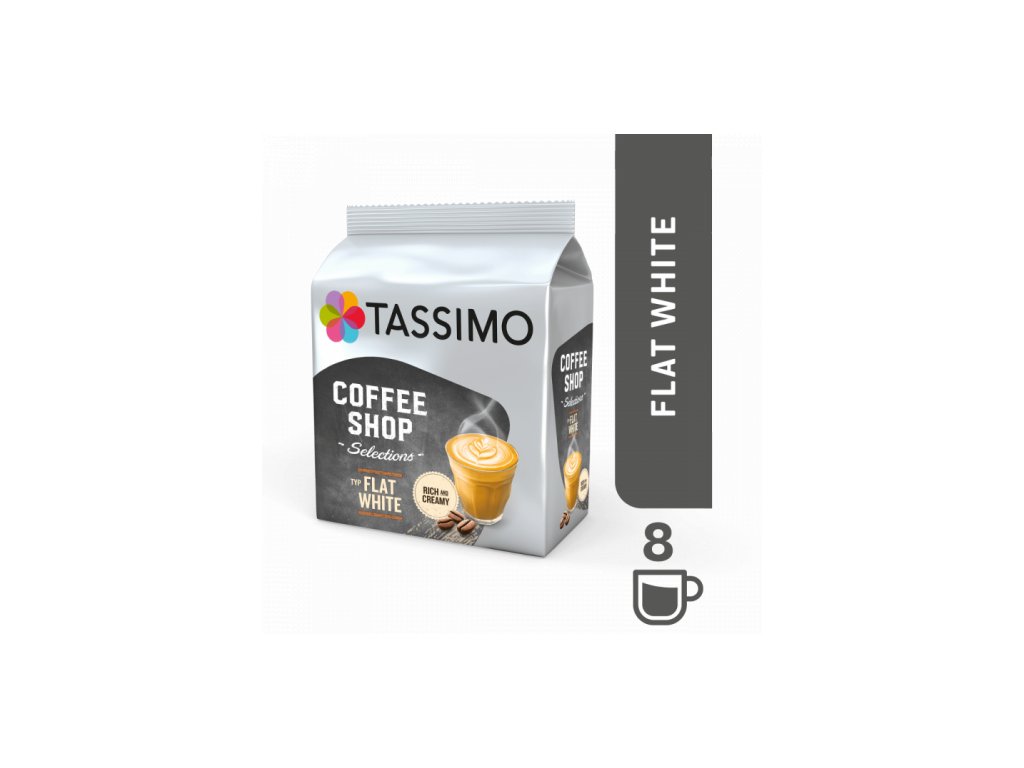 Tassimo Coffe Shop Flat White 8+8 kapsułek