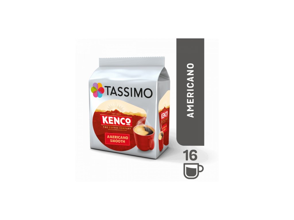 TASSIMO Kenco AMERICANO SMOOTH 16 kapsułek z kawą