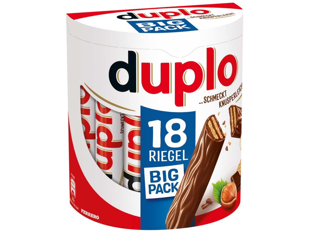 Ferrero Duplo Batonik orzechowy 18 szt.x 18,2g