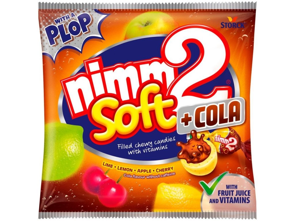 Nimm2 Soft + Cola Cukierki do żucia 195g
