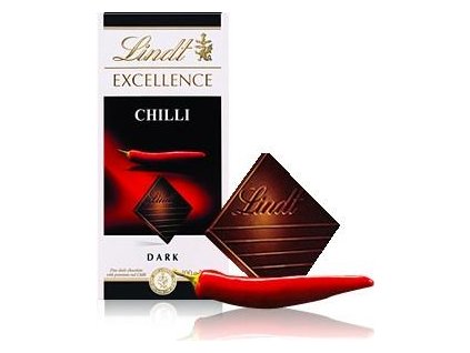 LINDT Excellence Chilli Ciemna czekolada ze szczyptą chilli 100g