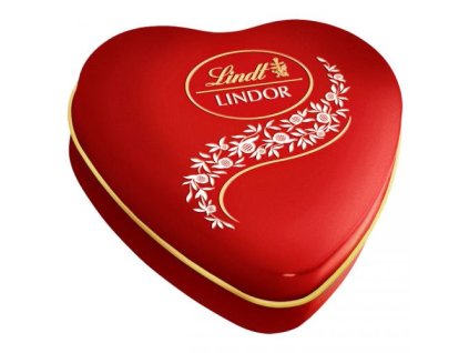 Lindt Lindor Mleczne praliny w puszce w kształcie serca 50g