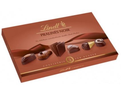 Lindt Pralines Noir Gorzkie praliny w bombonierce 200g