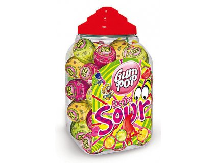 Gum Pop Ekstra kwaśne lizaki owocowe 100x18g