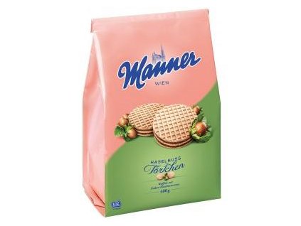 Manner Neapolitaner Wafle torcikowe orzechowo - czekoladowe 400g