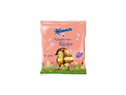 MANNER Czekoladowe kurczaczki nadziewane kremem nugatowym 75g