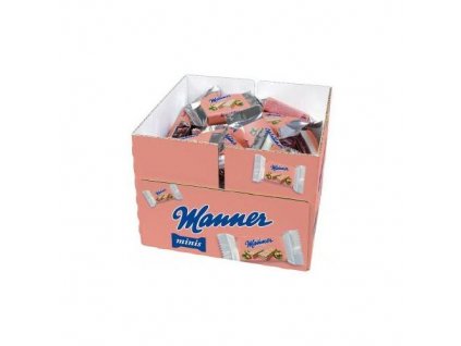Manner Mini wafle orzechowo - czekoladowe 60 x 15g 900g