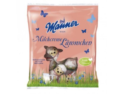 MANNER Czekoladowe owieczki nadziewane kremem mlecznym 75g