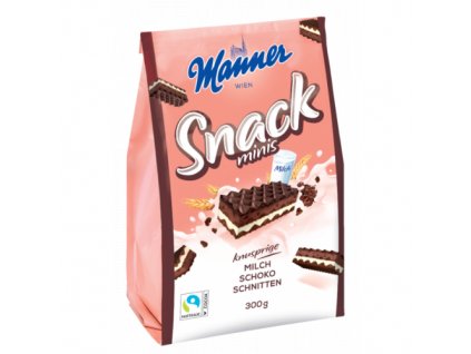 Manner Snack Minis Milk-Choclate 300g