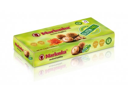 Marlenka Bezglutenowe miodowe kuleczki z nadzieniem 235g