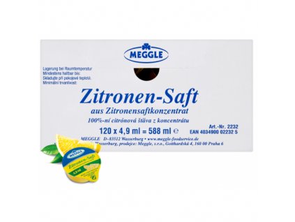 Meggle Koncentrat soku z cytryny 120x4,9ml