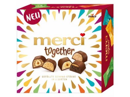 Merci Together nadziewane pralinki z mlecznej czekolady 175g