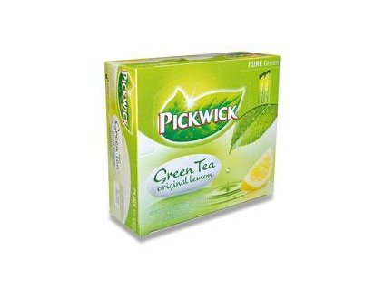 Pickwick Green Tea Original Lemon Zielona herbata o smaku cytryny 100 kopert x 2g